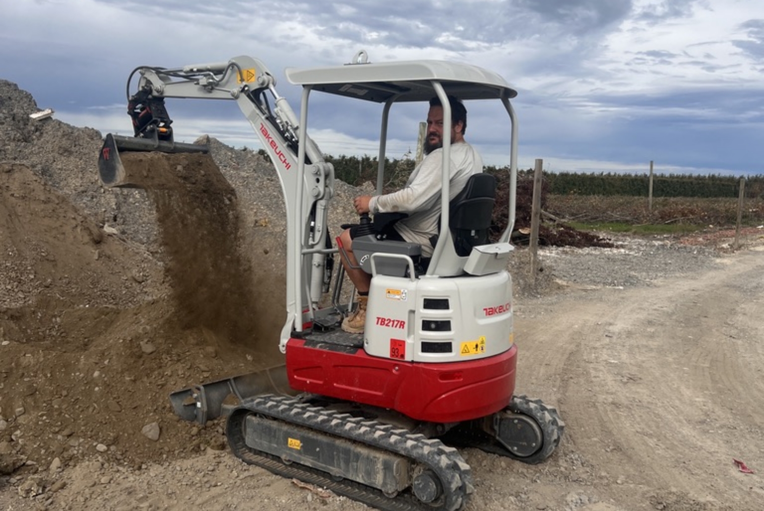 Small digger